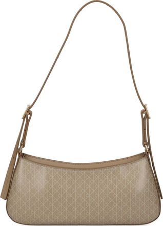 Calvin Klein Borsa a spalla con monogramma - Toni neutri