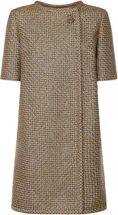 Valentino Garavani Short Lurex Tweed Dress
