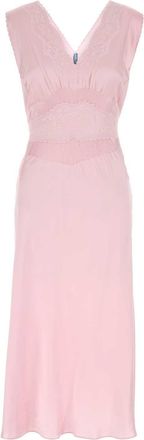 Prada Roze Satijnen Jurk