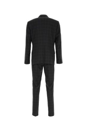 Dolce & Gabbana Wool-Blend Check Pant Suit