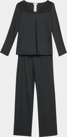 Hanro Moments Long Sleeve Pajama Set