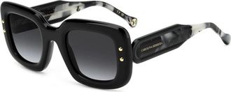 Carolina Herrera Authentieke Stijlvolle Zonnebril Premium Kwaliteit - unisex - Zonnebrillen - Zwart - 49 MM - Accessoires