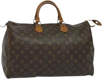 Louis Vuitton Pre-owned Handbags, female, Brown, Size: ONE SIZE Pre-owned Canvas Handbag