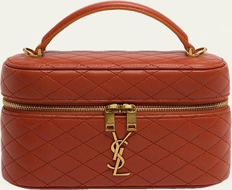 Saint Laurent Gaby Vanity Quilted Leather Bag