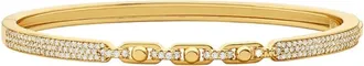 Michael Kors Accessoires, Dames, Geel, ONE Size, Elegante Zirkonia Gouden Armband