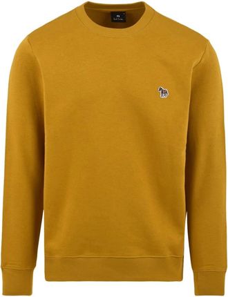 Paul Smith Zebra Logo Sweatshirt - Heren - Sweatshirts - Geel - L - Katoen - Hoodies & sweatvesten