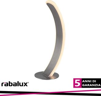 Rabalux Lampada Da Tavolo Led 12w Cromata Jarnelle Rabalux