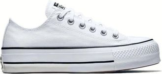 Converse Verhoogde Canvas Sneakers - Dames - Sneakers - Wit - 39 1/2 EU - Schoenen