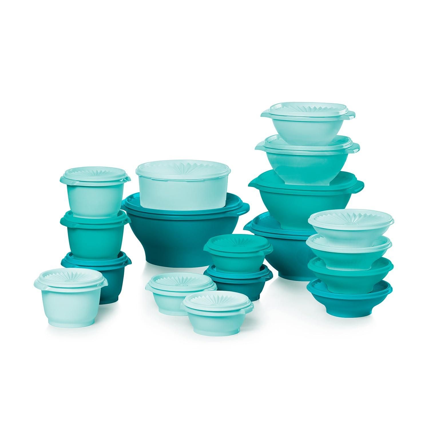 Tupperware Junior-Cool n Fresh Behälter grün 640 ml + 260 ml Kühlschrank Wurstbox Frischhaltebox (inkl. Käsemesser) ab 33,40 €