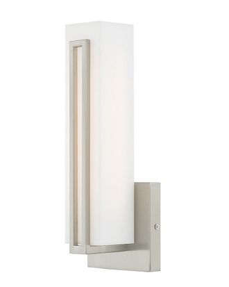Livex Lighting Livex Fulton 10W LED Brushed Nickel ADA Wall Sconce