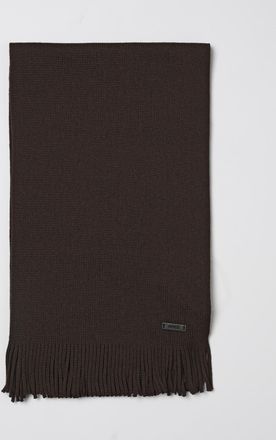 HUGO BOSS Sciarpa Boss in lana vergine con lavorazione Raschel