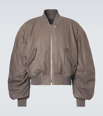 Rick Owens Secchia Flight leather bomber jacket