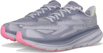 Hoka One One Clifton 9 GTX(r) Womens Shoes Grey Skies/Foggy Grey : 10.5 B - Medium, Synthetic/Textile