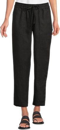 Tommy Bahama Two Palms Tapered Pants Womens Casual Pants Black : XS 26, Linen