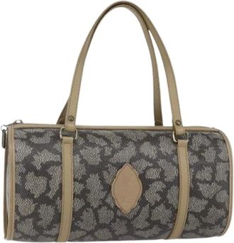 Saint Laurent Pre-owned Handbags, female, Gray, Size: ONE SIZE Pre-owned Plastic Handbag