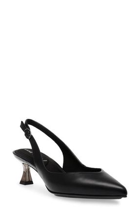 Anne Klein Izzie Slingback Pump in Black at Nordstrom, Size 7.5