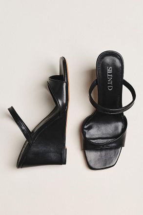 Silent D Anisa Strappy Wedge Mule Sandals