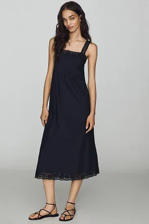 Faithfull The Brand Cristina 100% Cotton Midi Dress