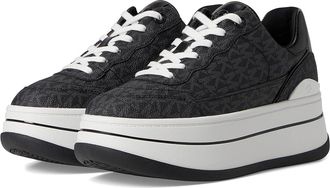 Michael Kors Hayes Lace Up Womens Shoes Black 3 : 7.5 M, Synthetic