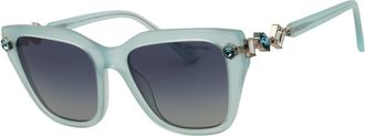 Swarovski SK6041 10244L Transparent Sky Blue/Blue Grey Gradient