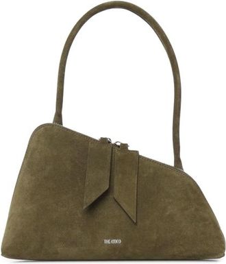 The Attico Sunrise Suede Shoulder Bag