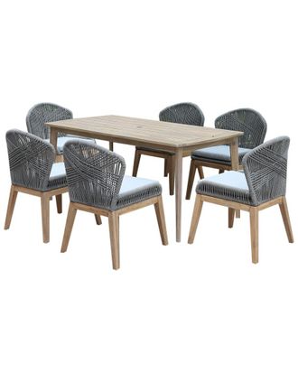 Pangea Home Marcado 7Pc Outdoor Dining Set