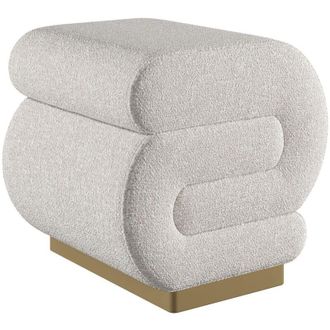 Asir Group LLC Pouf, sgabello, sgabello imbottito Pouf, sgabello, sgabello imbottito Cream