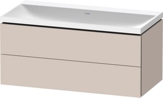 Duravit Duravit L-cube C-shaped Ensemble Suspendu, 2 Tiroirs, Sans