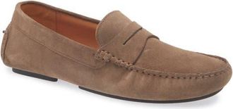 Gentle Souls Redondo Penny Loafer in Taupe Suede at Nordstrom, Size 10.5