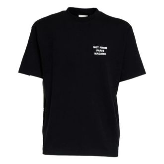 Dr&ocirc;le de Monsieur Le T-Shirt Slogan Classique - male - Drole de Monsieur - T-Shirts - Black - XL - Tops
