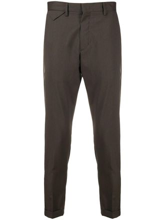 low brand Pantaloni slim - Marrone