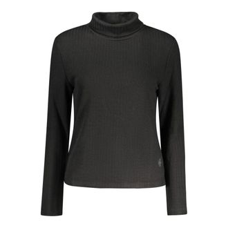 North Sails Turtlenecks, female, Black, Size: XL Long-Sleeved Turtleneck Sweater