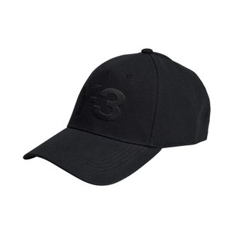 Yohji Yamamoto Accessoires, unisex, Zwart, ONE Size, Classic Logo Cap