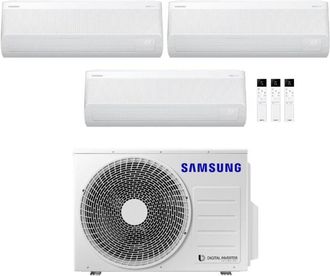 Samsung Aire Acondicionado Trial Split Reversible Samsung Windfree Avant S2 9000+12000+12000 Btu Inverter Wi-fi (aj068txj3kg)