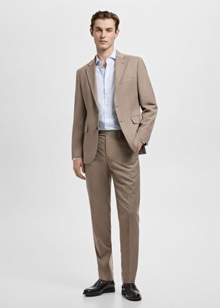 Mango Camicia completo slim fit millerighe celeste - Uomo - XXL - MANGO MAN