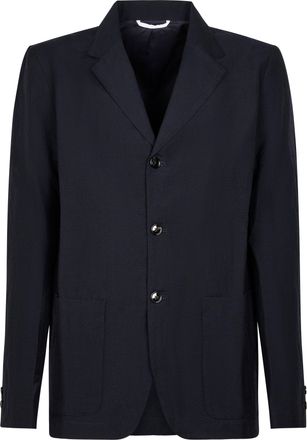 Cellar Door Tailored Blue Jacket with Notched Lapel