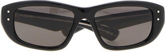 Balenciaga Womens Black Acetate Sunglasses