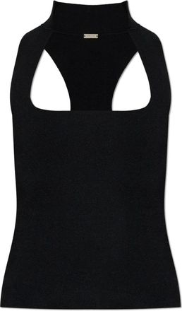 Cult Gaia Lakshmi Top - Dames - Tops zonder mouwen - Zwart - L - Leer - Tops