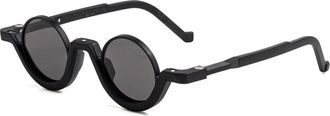 Vava Cl 0024 Rond Montuur Zonnebril - unisex - Zonnebrillen - Zwart - 38 MM - Accessoires