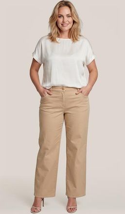 Mart Visser Livia Denim Broek Zand Maxi
