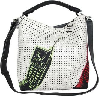 Loewe Pre-owned Handbags, female, White, Size: ONE SIZE Pre-owned Canvas shoulder-bags