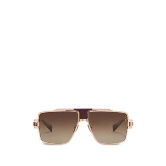Balmain Sunglasses, female, Yellow, Size: 60 MM Geometric-frame Sunglasses