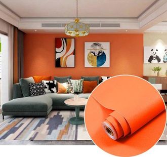 OEM Papel Autoadhesivo - Naranja - 40 Cm X 5 Metros