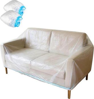 OEM Funda De Tela Pl&aacute;stica Transparente, Impermeable, Para Sof&aacute;, Muebles, Cama, Sof&aacute;, Funda Protectora, Adecuada Para Sof&aacute; (180 X 100 X 80 Cm)