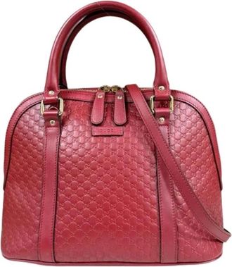 Gucci Pre-owned Handbags, female, Red, Size: ONE SIZE Pre-owned Vintage Handbag