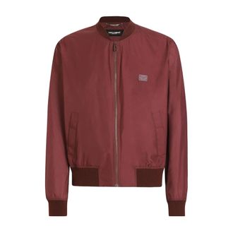 Dolce & Gabbana Bomber Jackets, male, Red, Size: M Stylish Jacket for Men