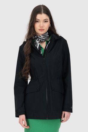 Alife And Kickin Parka ALIFE & KICKIN LeiaAKA, Damen, Gr. XXL, schwarz, Web, Obermaterial: 100% Polyester, unifarben, gerade Po-bedeckend, ohne Ausschnitt, Jacken Park