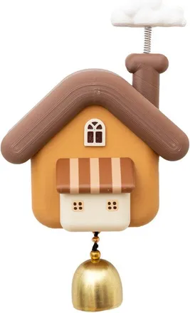 OEM Timbre Dingdong, Casa Peque&ntilde;a, Campana De Lat&oacute;n, Colgador De Puerta, Campana De Viento Magn&eacute;tica, Timbre, 9,7 Cm 16 Cm 3 Cm