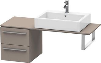 Duravit Duravit X-large Armario Base Para Consola 6522, 2 Cajones, 400mm, Color (frente/cuerpo): Decoraci&oacute;n Basalto Mate - Xl652204343