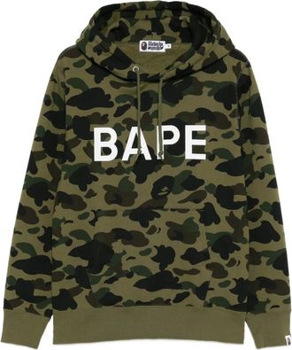 A Bathing Ape Felpa con stampa camouflage - Verde